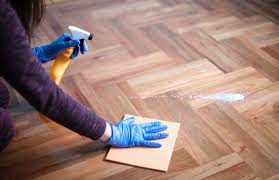 how to clean parquet flooring a step