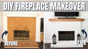 Diy Fireplace Makeover How To Paint