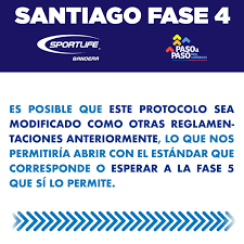 Además de la fase 4 para la rm, minsal informó que se reportan 801 casos. Santiago Fase 4 Plan Paso A Paso Sportlife Bandera Facebook