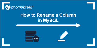 how to rename a column in mysql alter