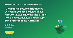 best excel course learn excel