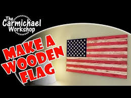 make a diy rustic wooden american flag