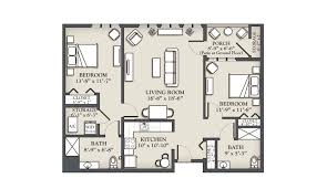 Two Bedroom Apartment D 1 100 Sq Ft