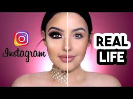 insram vs everyday real life makeup