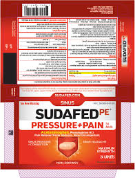 Sudafed Pe Pressure Plus Pain Tablet Film Coated Johnson