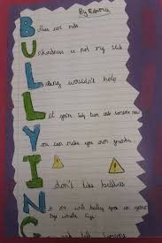 anti bullying week poetry mulberry