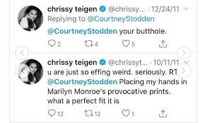 Making america great again chrissyteigen.info/links. Chrissy Teigen Bullies Courtney Stodden In Old Tweets