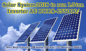Find the best solar ac in pakistan. Solar System To Run Inverter Ac In Summer 2018 Price 155000