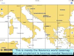 Navionics Chart Shows No Detail Only Blocky Land Outlines
