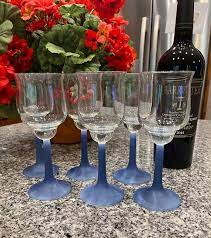 Wine Glasses Tulip Shaped Glass