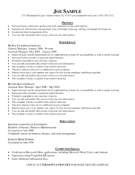 Sample Resume Layouts Full Block Resume Format Style For Business