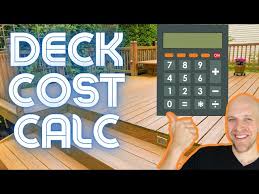 Deck Cost Calculator Free Tool To