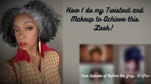 how i did this twistout and makeup look
