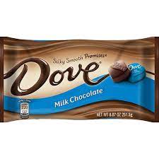 dove milk chocolate miniatures cans