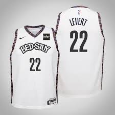 The 2019 brooklyn nets city edition jersey. 2019 20 Youth Caris Levert Nets City White Jersey
