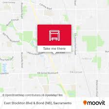 how to get to east stockton blvd bond
