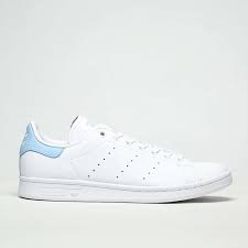 Adidas White Pl Blue Stan Smith Trainers