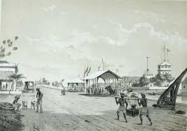  1859 Pelabuhan Sunda Kelapa Di Sungai Ciliwung Lukisan Charles Theodore Deeleman Lukisan Indonesia Gambar