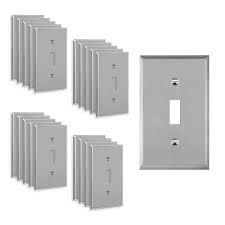 1 Gang Toggle Light Switch Standard Wall Plate Enerlites