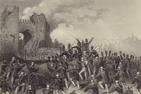 Assault of Delhi – capture of the Kashmiri Gate, 14 … stock image | Look  and Learn