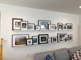 How To Set Up Gallery Wall Ledges