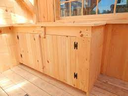 unfinished pine storage cabinet