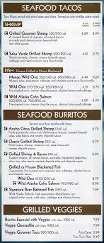 rubio s menu with s slc menu