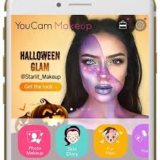 youcam virtual makeup halloween glam