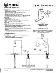 Obtain parts and tools moen kitchen faucet repair kit moen handle mechanism kit for 7400 7600 series kitchen faucets moen 7600 kitchen fauc. Moen Kinzel Spot Resist Stainless 1 Handle Pull Out Kitchen Faucet Deck Plate Included In The Kitchen Faucets Department At Lowes Com