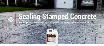 how to seal sted concrete driveways