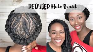 Aside from its fairly descriptive name, there's something inherently magical about the halo braid. Detailed Halo Braid Protective Style Adu Luxe