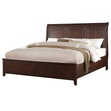 Contemporary Solid Wooden Bed At Rs