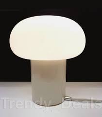Ikea Dejsa Table Lamp Beige Opal Glass