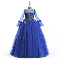 Jcpenney.com has been visited by 100k+ users in the past month Long Sleeve Flower Girl Dress Princess Teens Formal Birthdat Party Tutu Gown Children Clothes Royal On Luulla