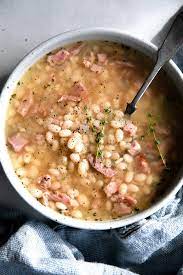 navy bean soup with ham the forked spoon