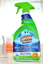 cleaning ves with scrubbing bubbles