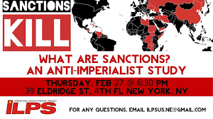 NYC: An Anti-Imperialist Study – What Are Sanctions?