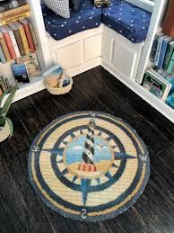 dollhouse miniature round area rug 1 12