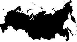 Harta rusiei pe regiuni / harta muta rusia. Vector Contur Harta De Rusia Vectori Din Domeniul Public