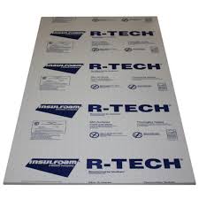Rigid foam board is a step up from basic fiberglass batt insulation and that's because it forms an effective air barrier which basic fiberglass insulation does not. Laminated Expanded Polystyrene Foam Board Insulation 4 X 8 At Menards