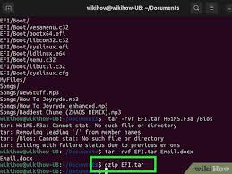 how to tar a directory in linux with