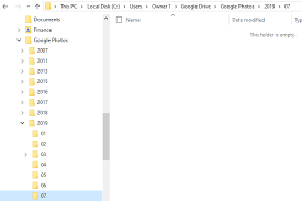 i can t find my google photos in my pc