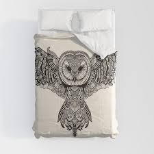 Barn Owl Comforter By Huebucket Society6
