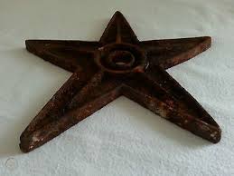 Shop wayfair for the best outdoor metal barn stars. Vintage 8 5 Barn Antique Rustic Large Rusty Cast Iron Architectural Barn Stars 1423110282