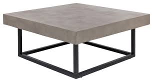 miami square coffee table industrial
