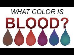 what color is blood really 6 min