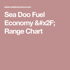 Sea Doo Fuel Economy Range Chart Fuel Economy Chart Sea