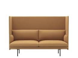 Outline Highback Sofa 2 Seater Fabric
