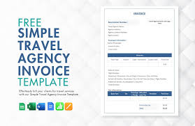 free travel invoice template