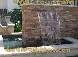 Wall Hanging Water Stone Fountains By
